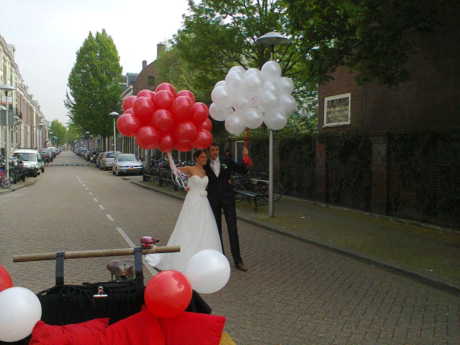ballonnen huwelijk 