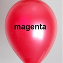 ballon magenta metallic