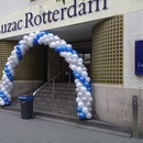 ballonnenboog extra groot Luzac College Rotterdam diploma uitreiking