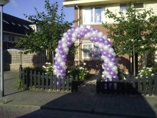 welkom thuis ballonnenboog voor woning