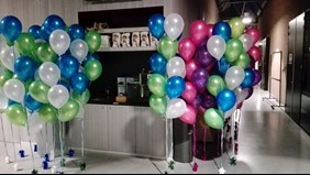 helium ballon trossen in diverse vrolijke kleuren