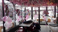 helium ballon trossen en tegen plafond