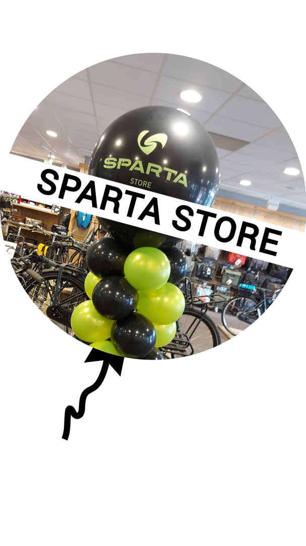 ballonnen voor Sparta store